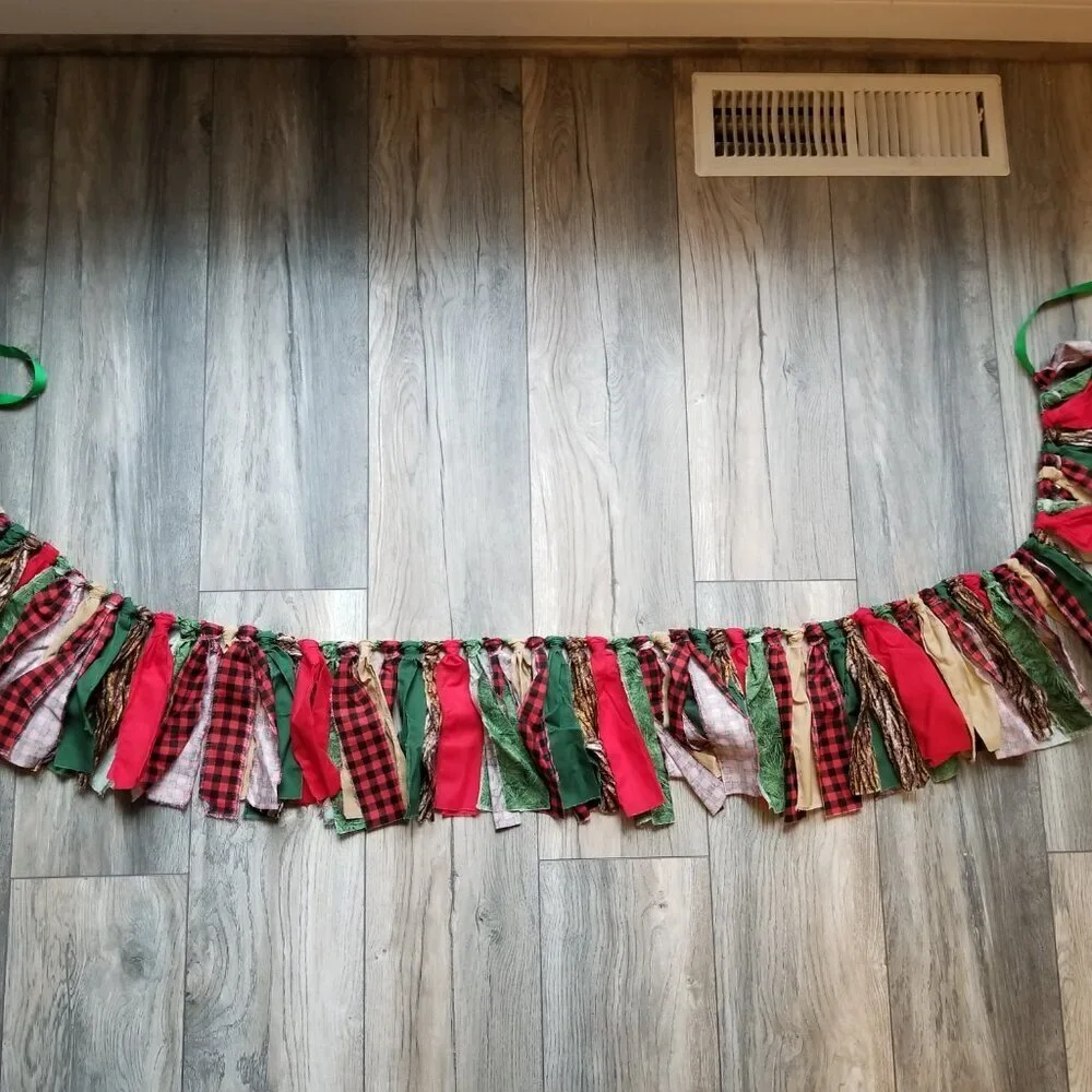 Buffalo Plaid Banner | One Happy Camper, Party Decorations | 7’